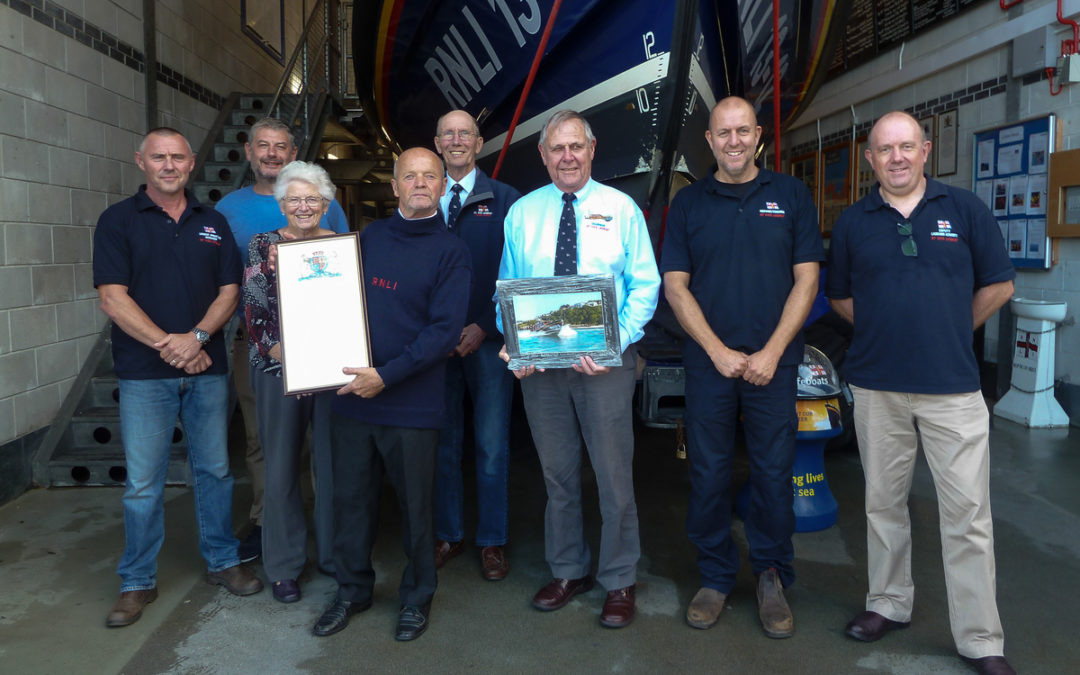 Vellum award for William after 47 years’ RNLI service
