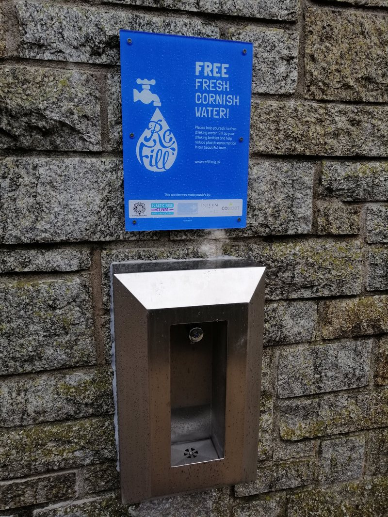 Water refill station St Ives