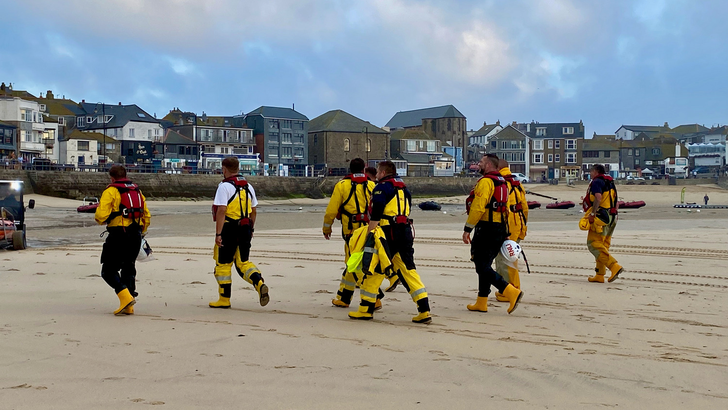 St Ives lifeboat crew