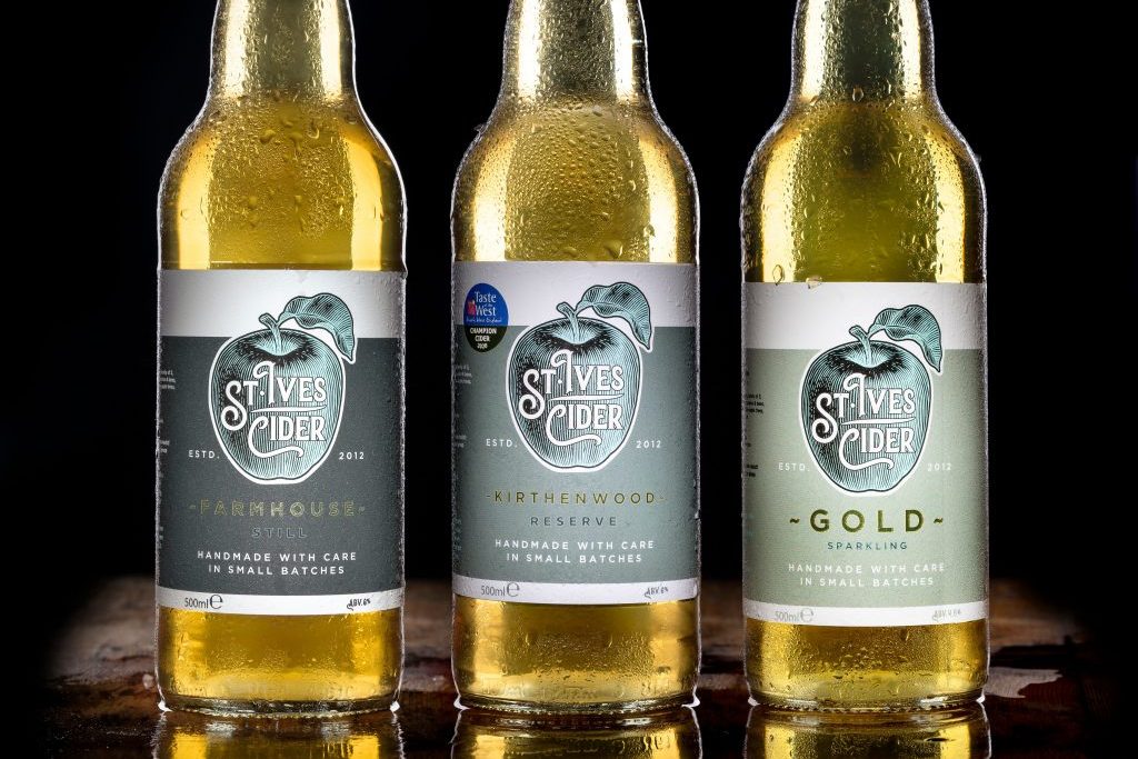 St Ives Cider bottles