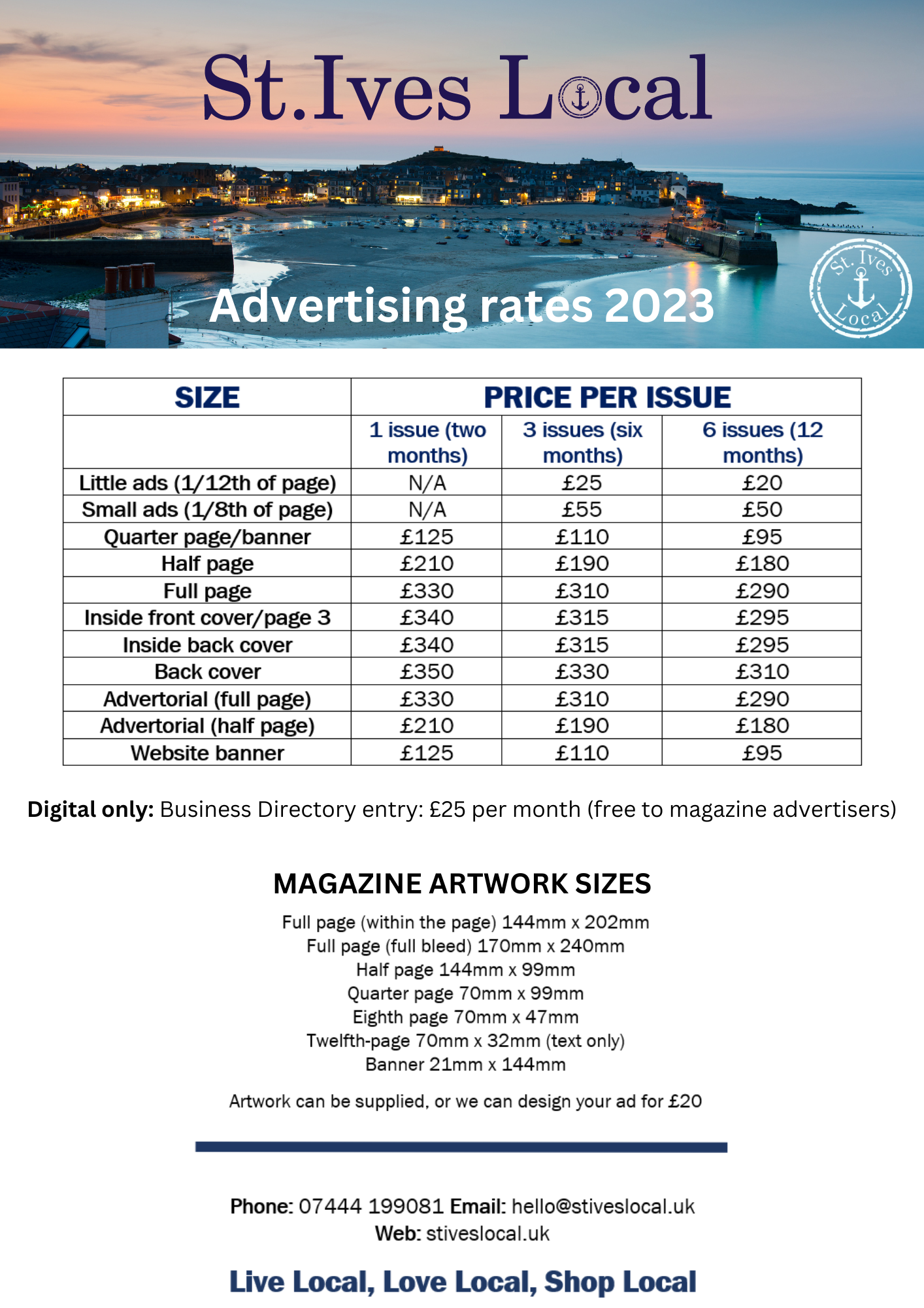 SIL ad rates 2023 2 web