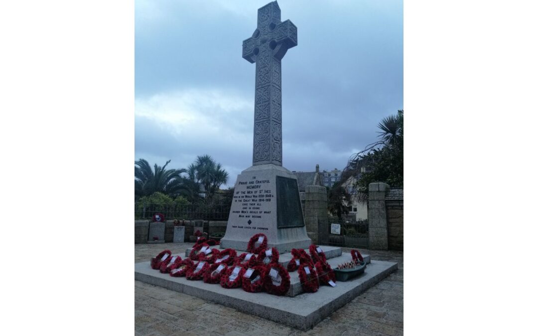 Remembrance Sunday in St Ives, Hayle, and Lelant
