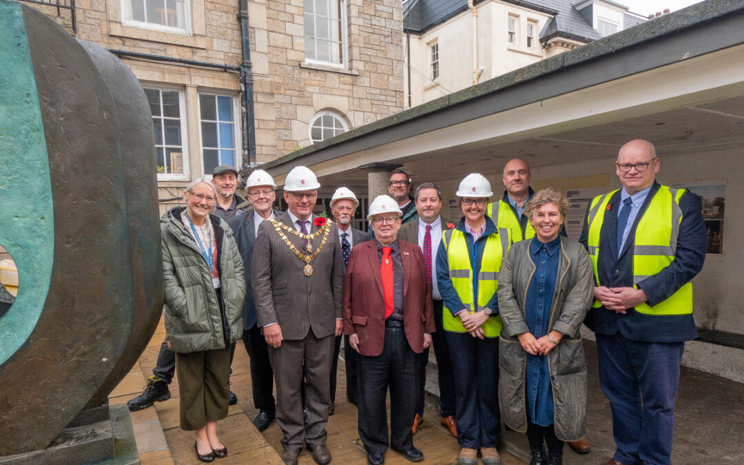 Builders get on site to start Guildhall work