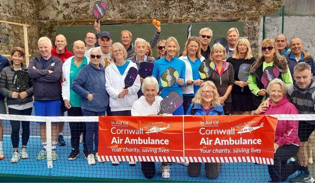 Tennis club boost for air ambulance funds