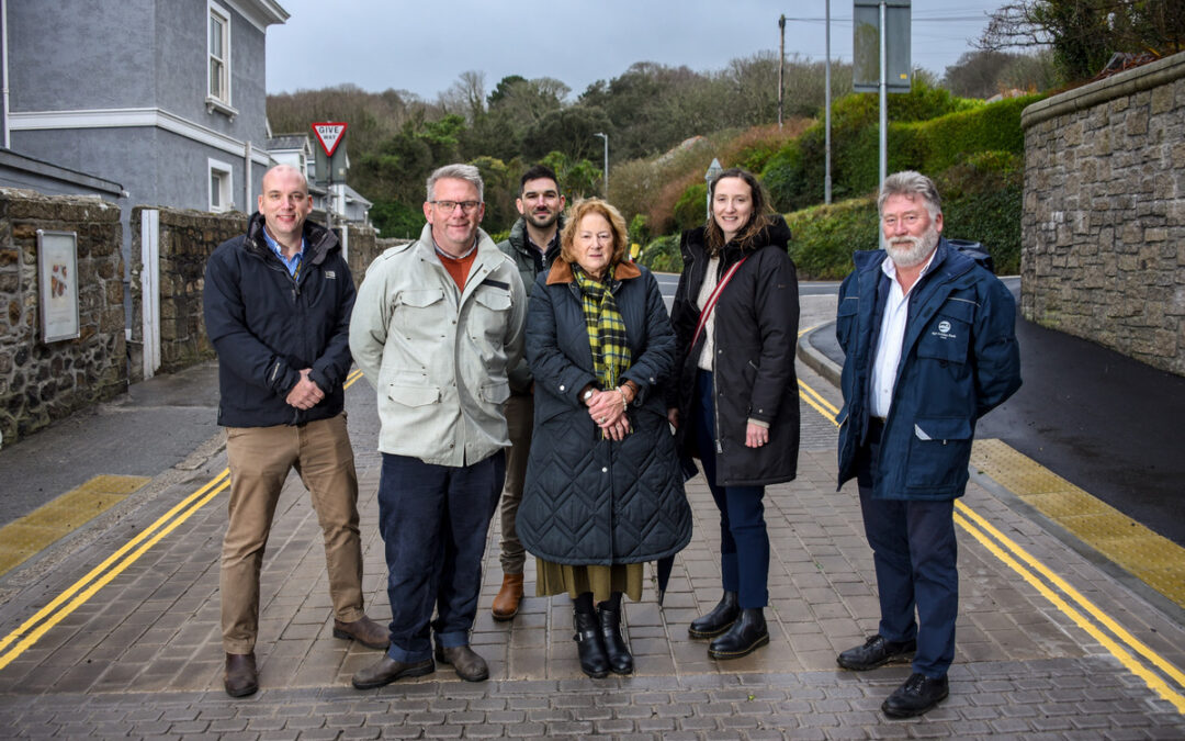 Terrace junction road and path work completed