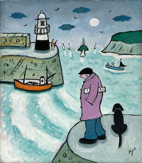 St Ives Harbour Mouth Joan Gillchrest