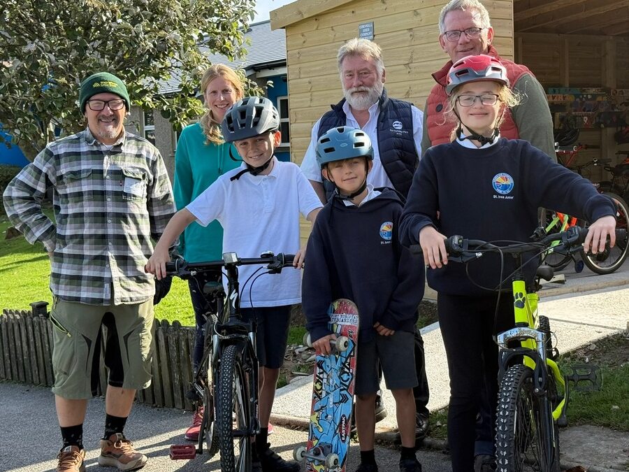 Pupils are swapping cars for pedal power