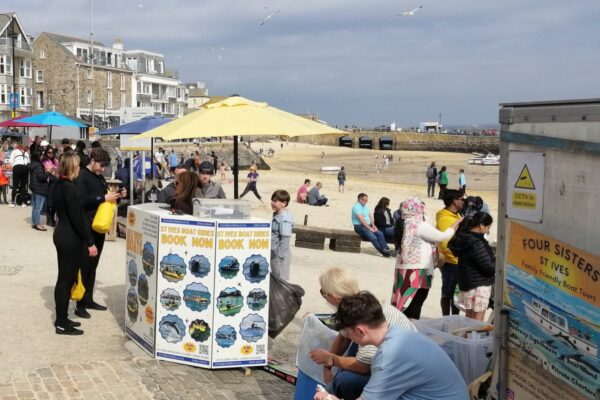 boat trip kiosks